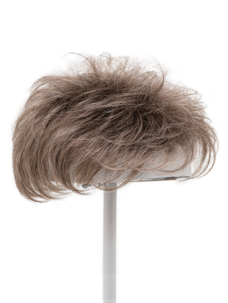 Spiky Hair Topper on wig stand