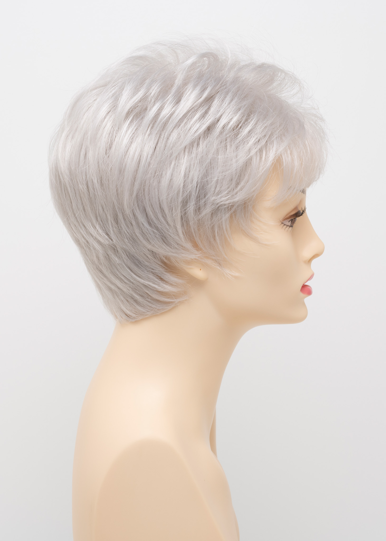 right side view on mannequin head
