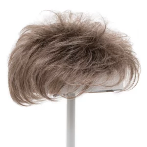 Spiky Hair Topper on wig stand