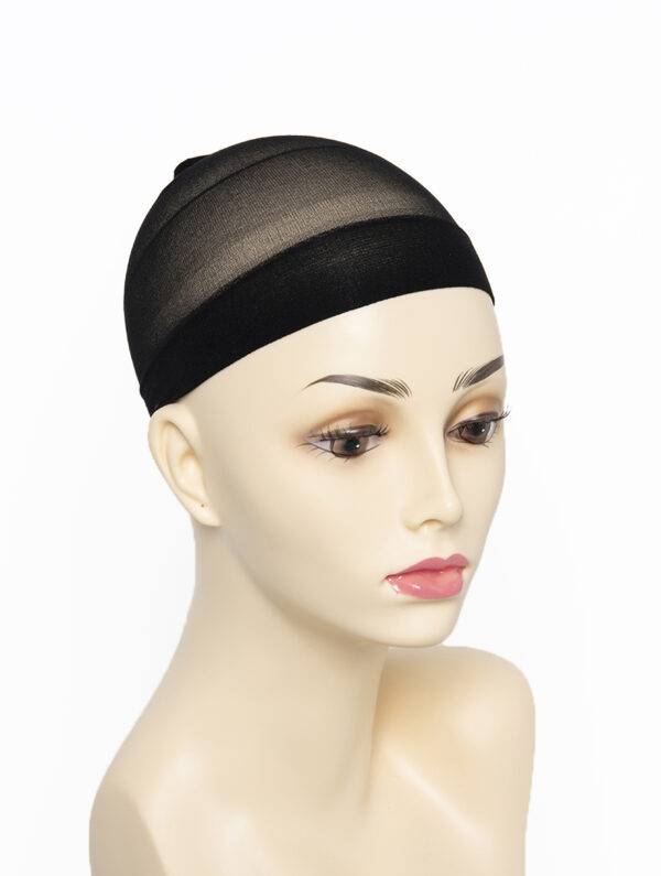 nylon wig cap on envy wig mannequin
