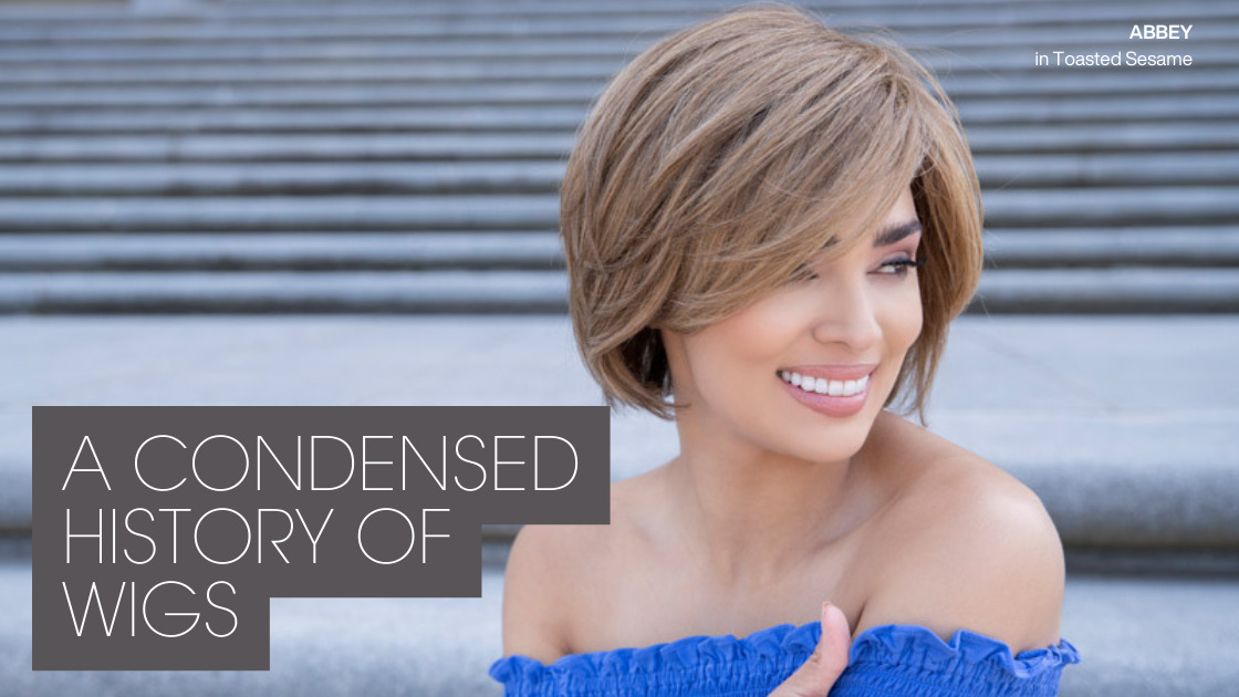 A condensed history of wigs banner for blog article
